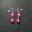 Pink Ball Bead Earring