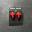 Wooden Red Cross Earring Stud